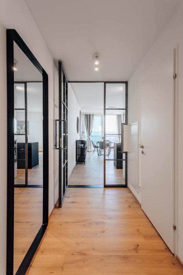 Design Apartment With Amazing View Over Vienna 2 Eksteriør billede