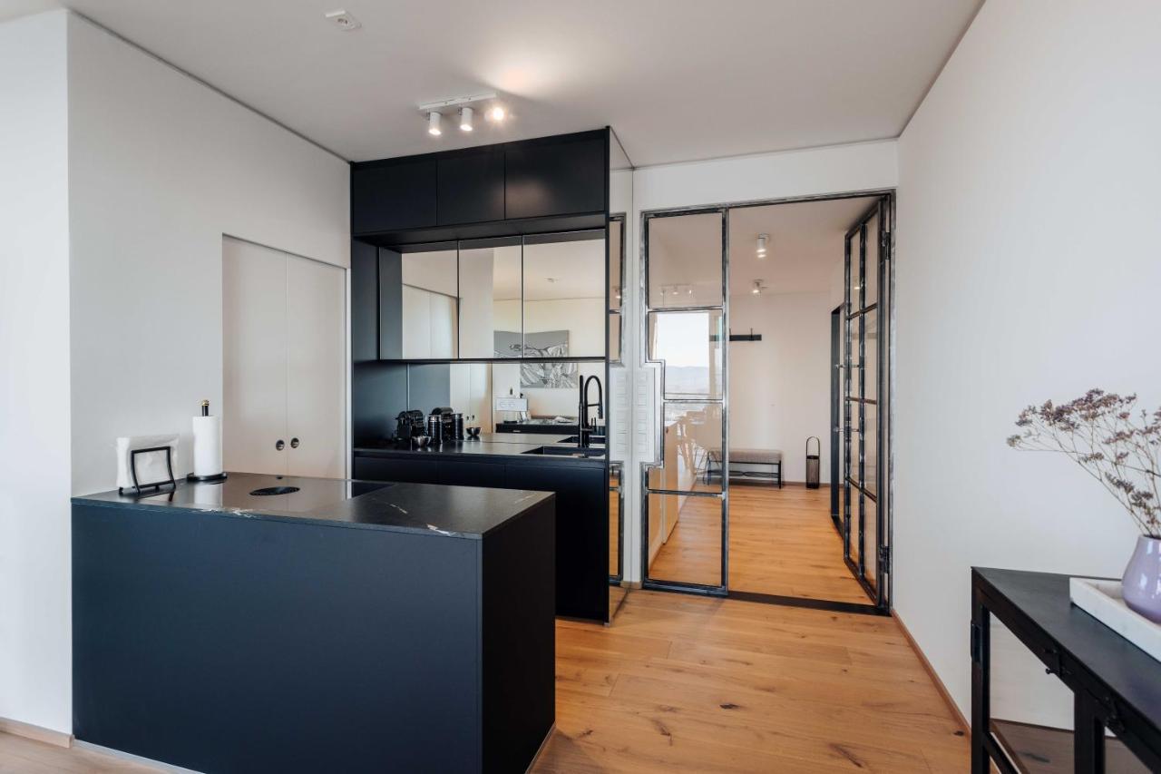Design Apartment With Amazing View Over Vienna 2 Eksteriør billede
