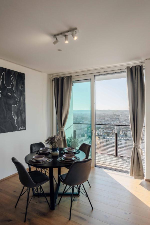 Design Apartment With Amazing View Over Vienna 2 Eksteriør billede